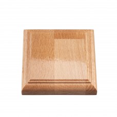 Одинарная рамка из бука лакированная Kwadrat Beech